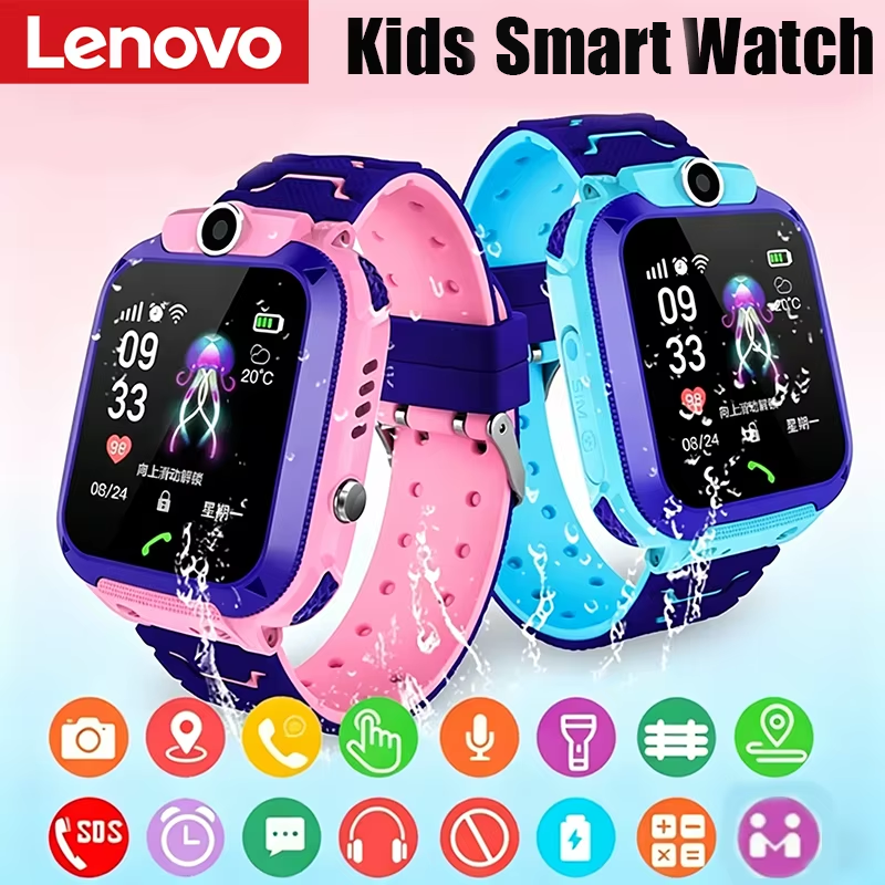 Smartwatch Watches Boys - Lenovo Kids SOS GPS Location Child