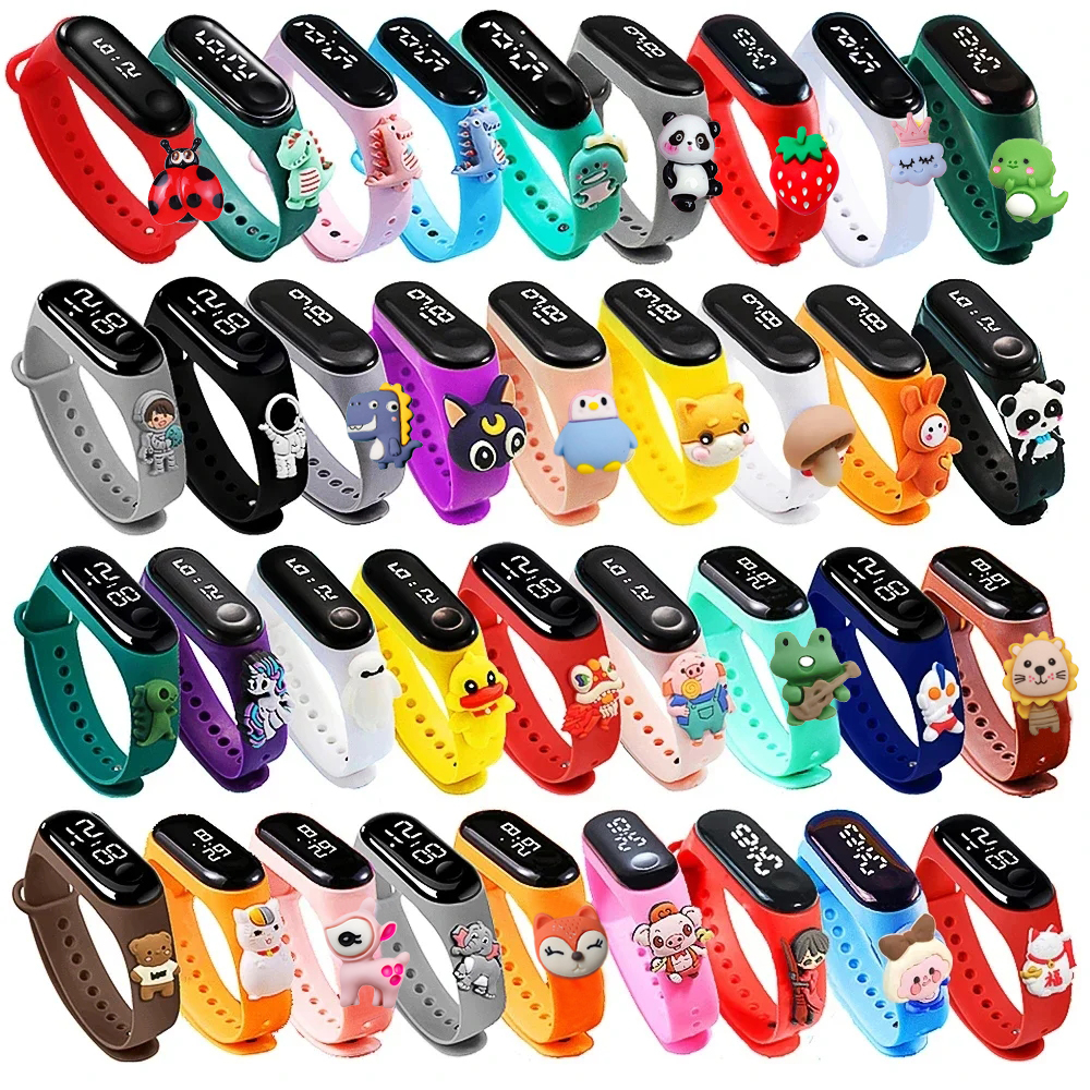 Smartwatch Watches Boys - Waterproof Children Smart Touch Led Watch
