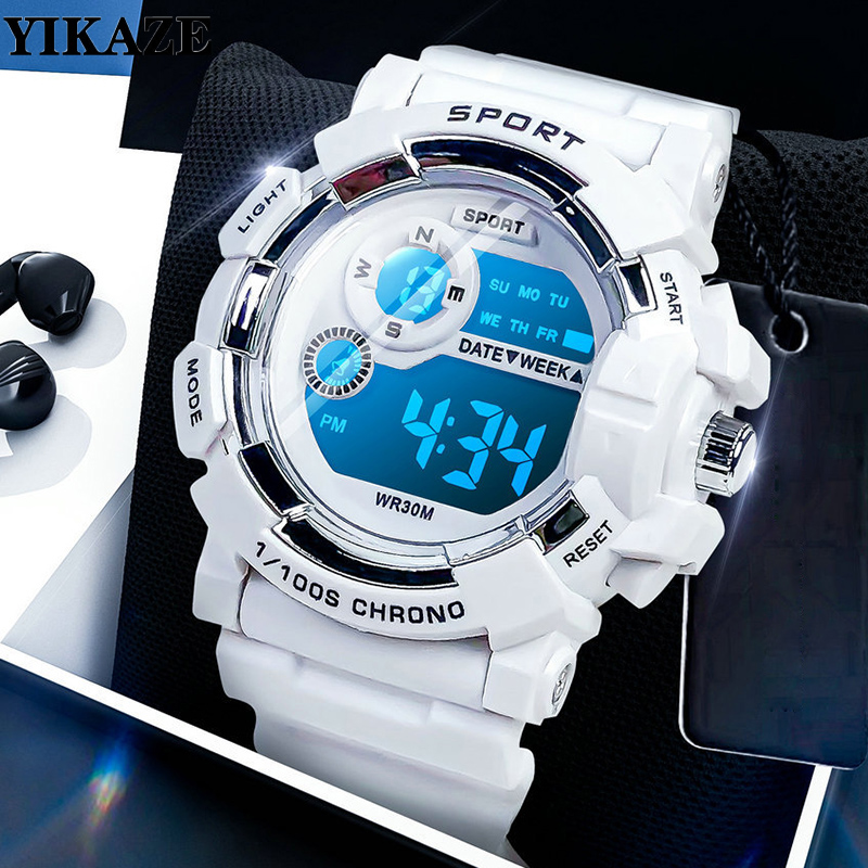 Smartwatch Watches Boys - YIKAZE Kids Watches Fashion Luminous Waterproof