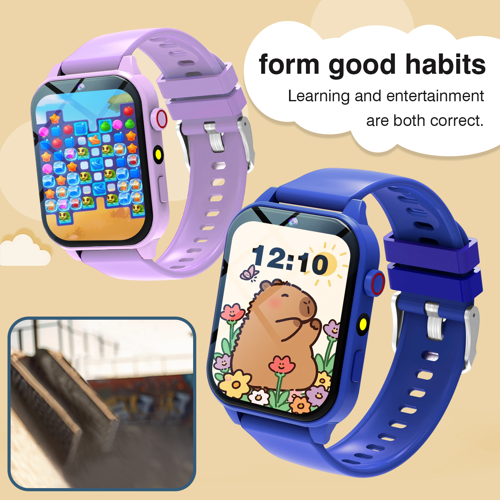 Smartwatch Watches Boys - Kids′s Smart Watch 18 Games Camera