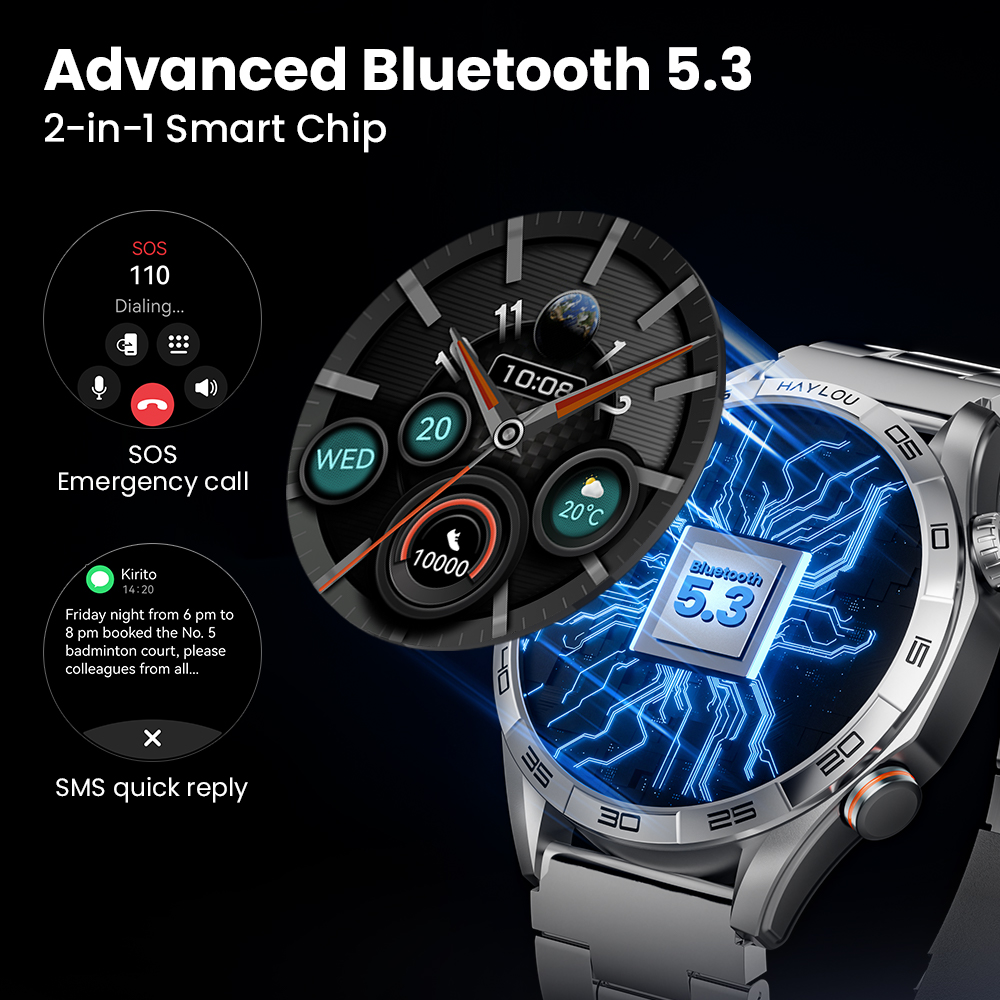 HAYLOU Solar 5 Voice Calling S - مراجعة Hybrid Smartwatch وسعره