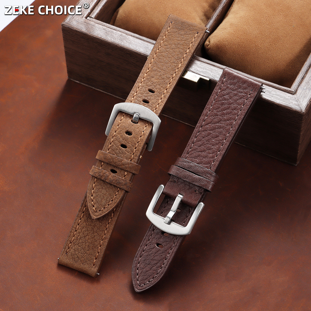 20mm 22mm Vintage Lychee Grain - مراجعة Smartwatch Vintage Watches For Men وسعره