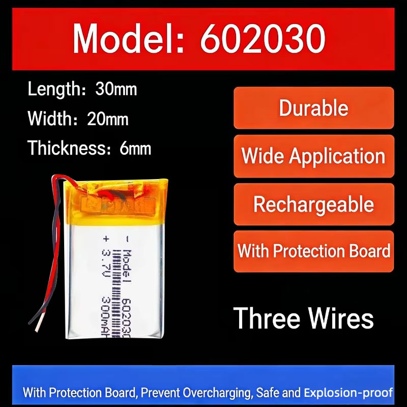 3.7V 300mAh 602030 Lithium Bat - مراجعة Watch Smartwatch وسعره