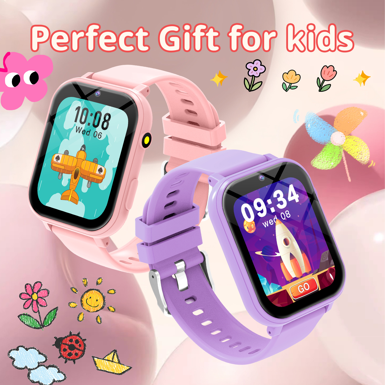 Kids Smart Watch Games Camera  - مراجعة Smartwatch Watches Boys وسعره