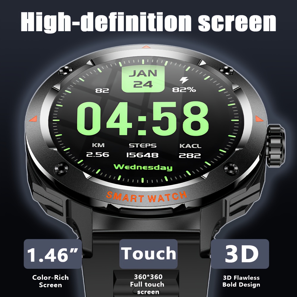 Smart Watches for Men/Women, T - مراجعة Smartwatch Latest Watches For Men وسعره