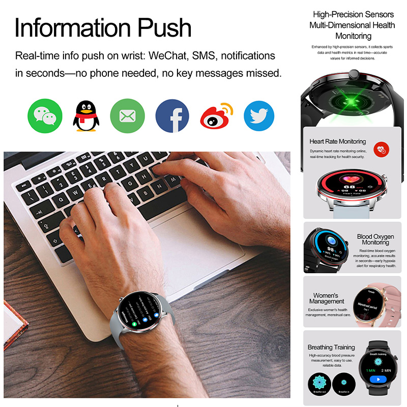 2026 New Fashion Smart Watch B - مراجعة Hybrid Smartwatch وسعره