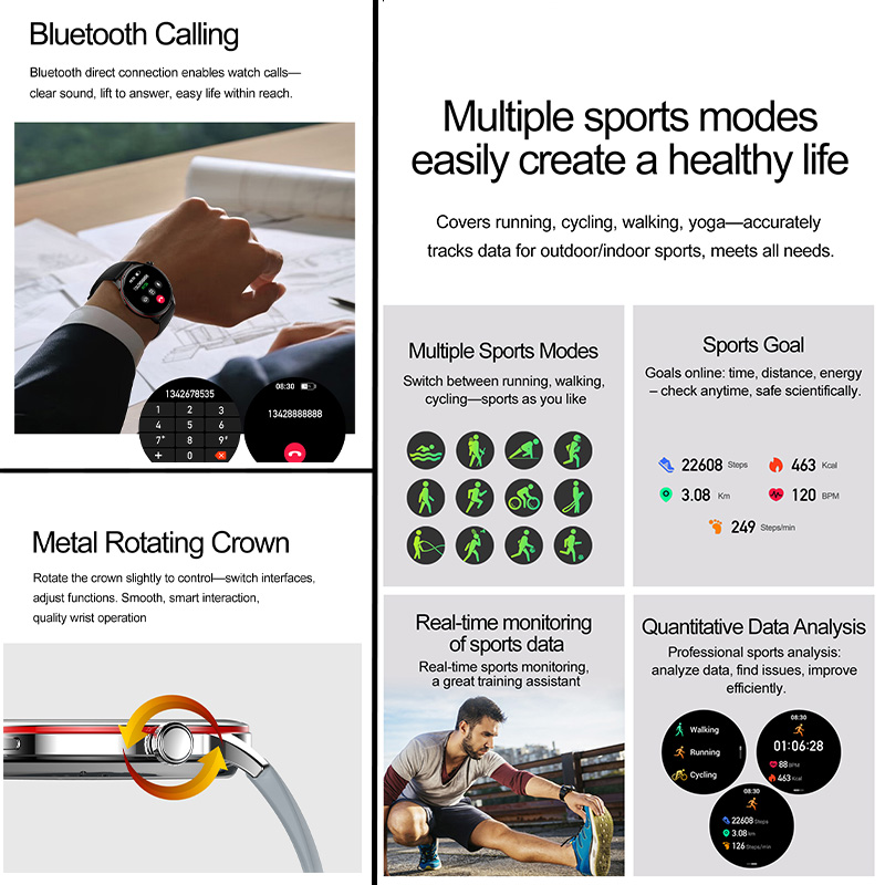 2026 New Fashion Smart Watch B - مراجعة Hybrid Smartwatch وسعره