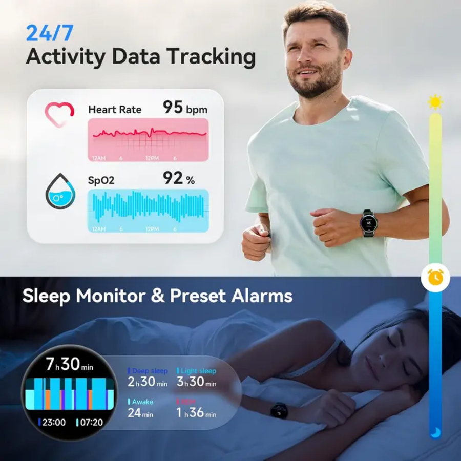 Smart Watch for Men & Women, W - مراجعة Smartwatch Digital Watches For Women وسعره
