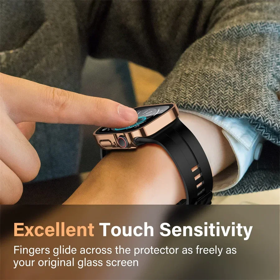 Glass+cover For Apple Watch ca - مراجعة Smartwatch Watches Girls وسعره