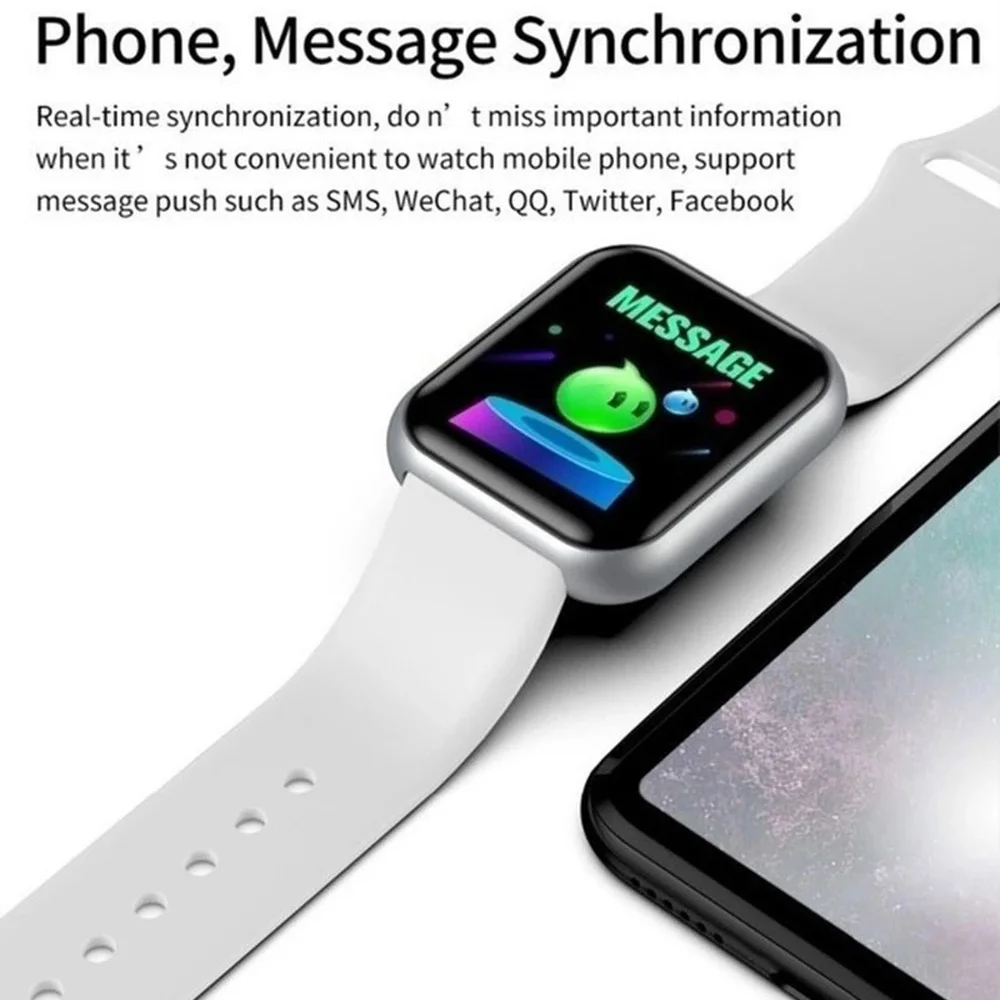 Smart Watch Men Women Wristwat - مراجعة Smartwatch Watches Girls وسعره