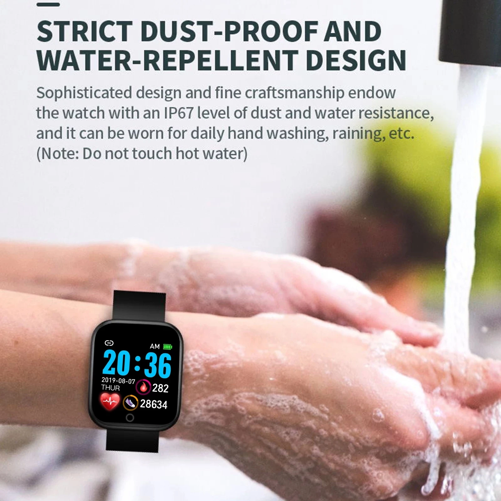 Smart Watch Men Women Wristwat - مراجعة Smartwatch Watches Girls وسعره