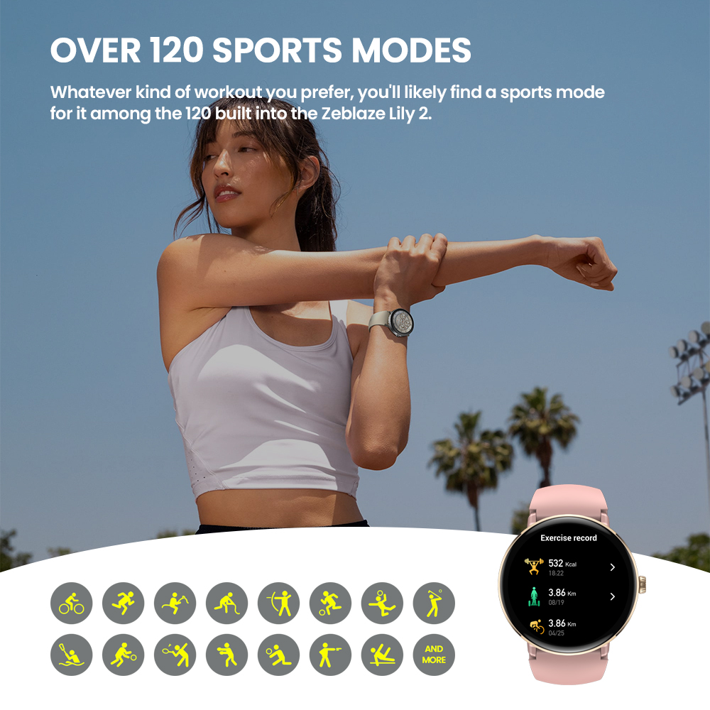 Zeblaze Lily 2 Female Women Sm - مراجعة Hybrid Smartwatch وسعره