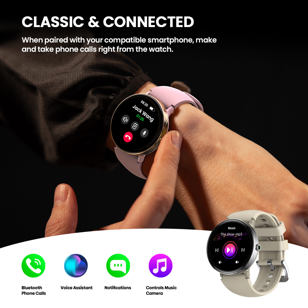 Zeblaze Lily 2 Female Women Sm - مراجعة Hybrid Smartwatch وسعره
