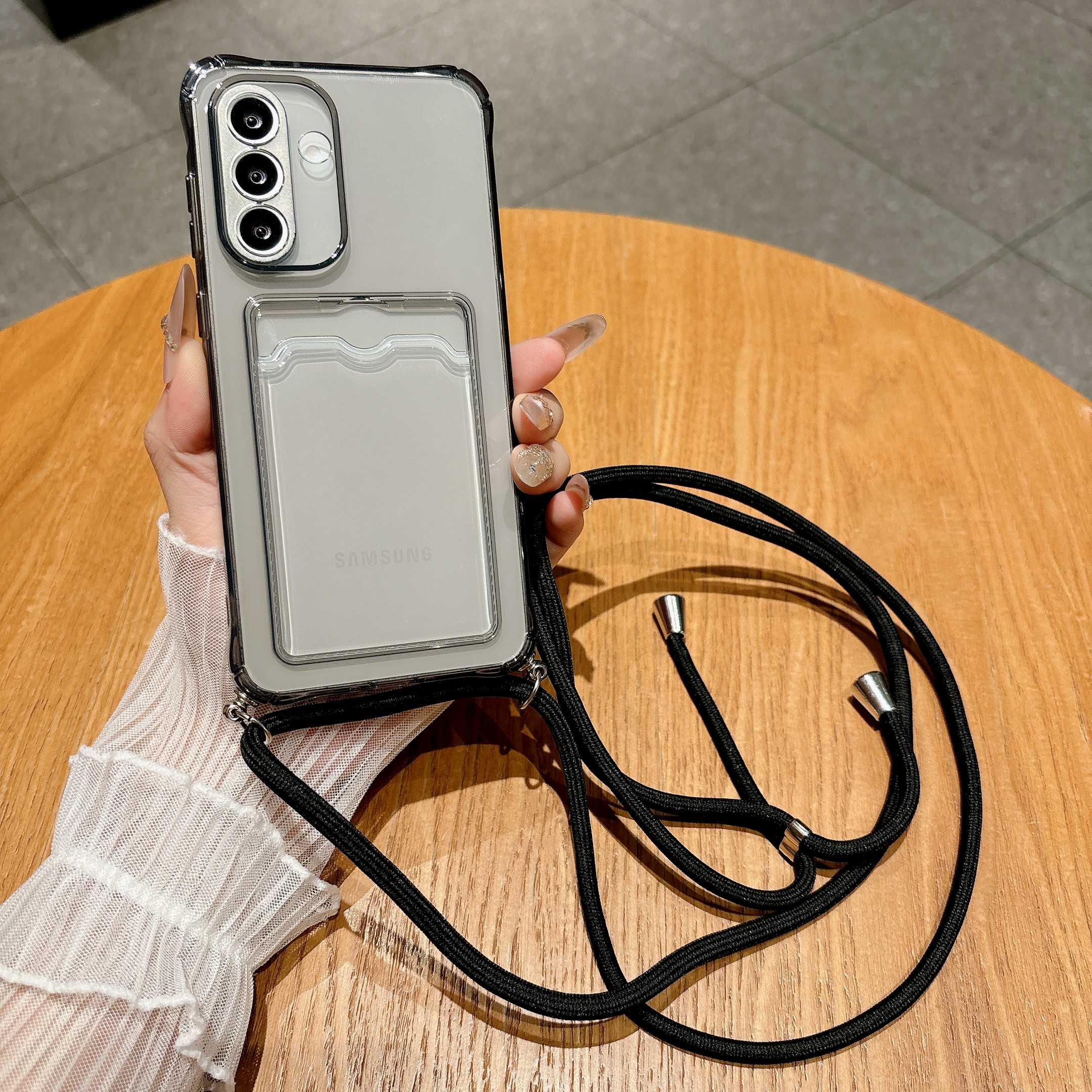 Light Gray Crossbody Strap Car - مراجعة Samsung Galaxy Strap وسعره