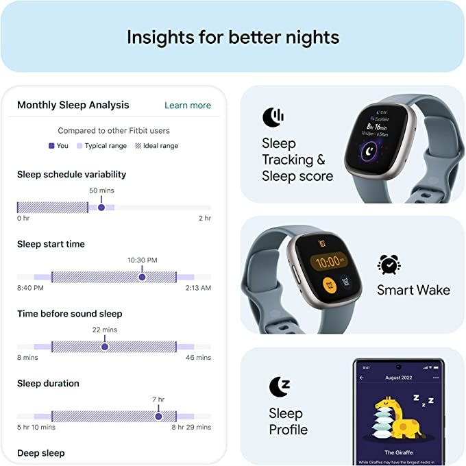 Fitbit Versa 4 Smart Watch Bui - مراجعة Smartwatch Watches Digital وسعره