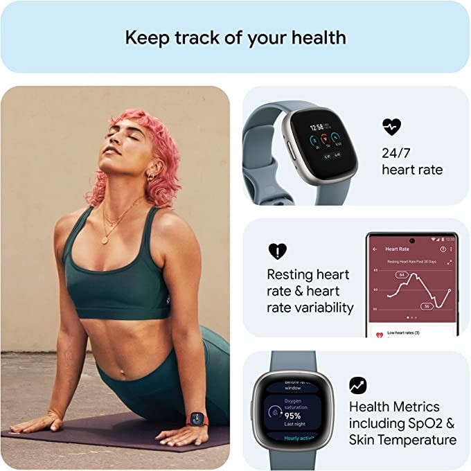 Fitbit Versa 4 Smart Watch Bui - مراجعة Smartwatch Watches Digital وسعره