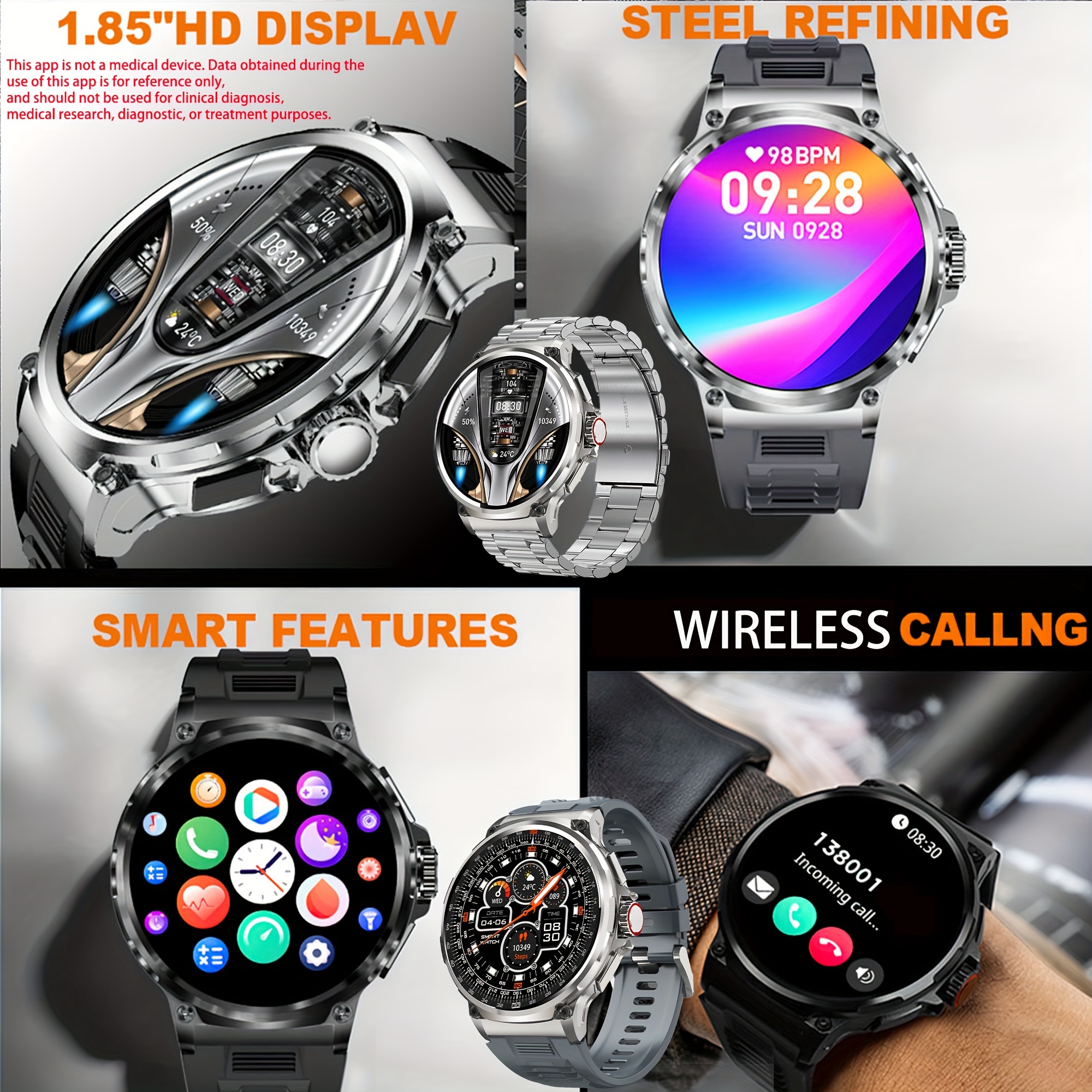 Men'S Smart Watch (Answer/Dial - مراجعة Smartwatch Watches Digital وسعره