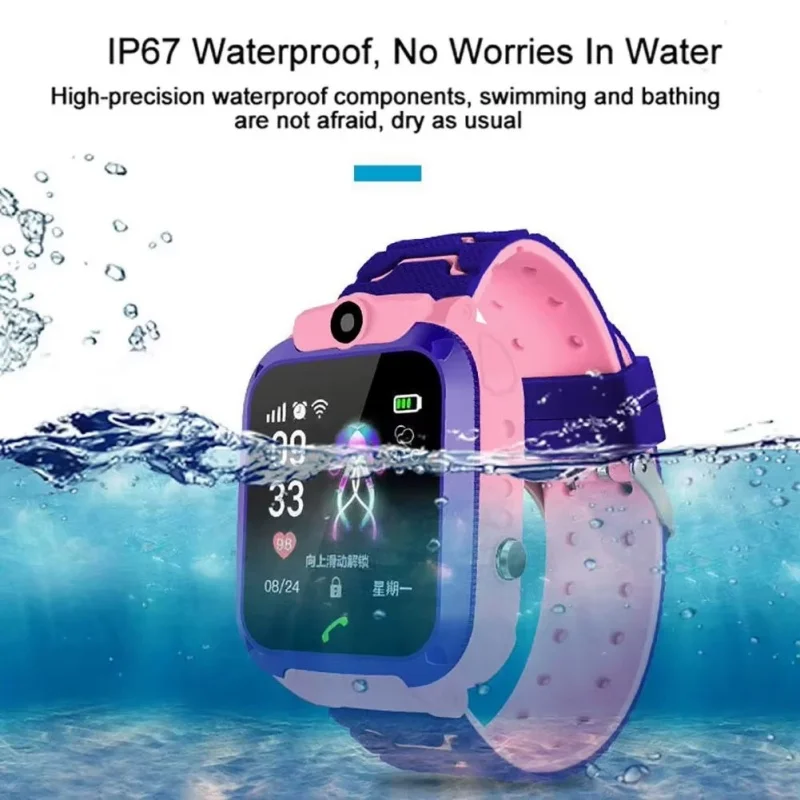 Lenovo Kids SOS GPS Location C - مراجعة Smartwatch Watches Boys وسعره