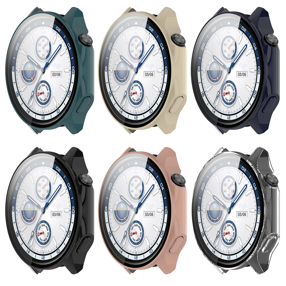 PC Case+Glass for Oneplus Watc - مراجعة Smartwatch Oneplus Watches وسعره