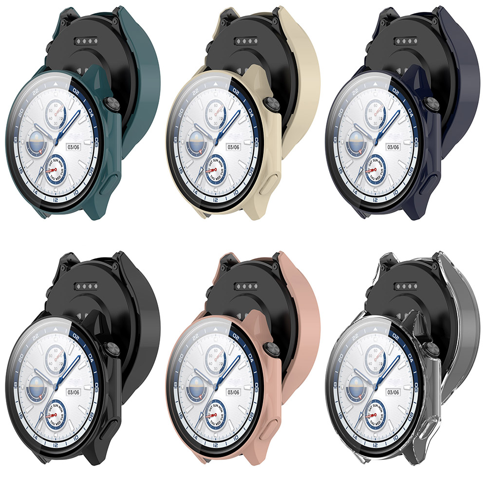 PC Case+Glass for Oneplus Watc - مراجعة Smartwatch Oneplus Watches وسعره