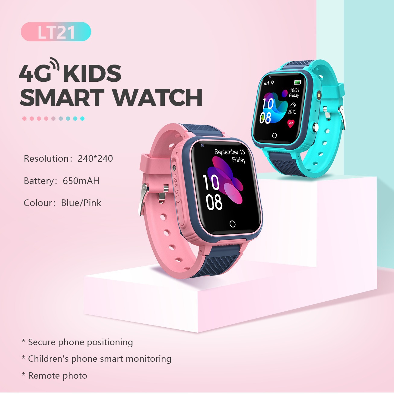 Child Smartwatch Camera Monito - مراجعة Smartwatch Phone Watches وسعره