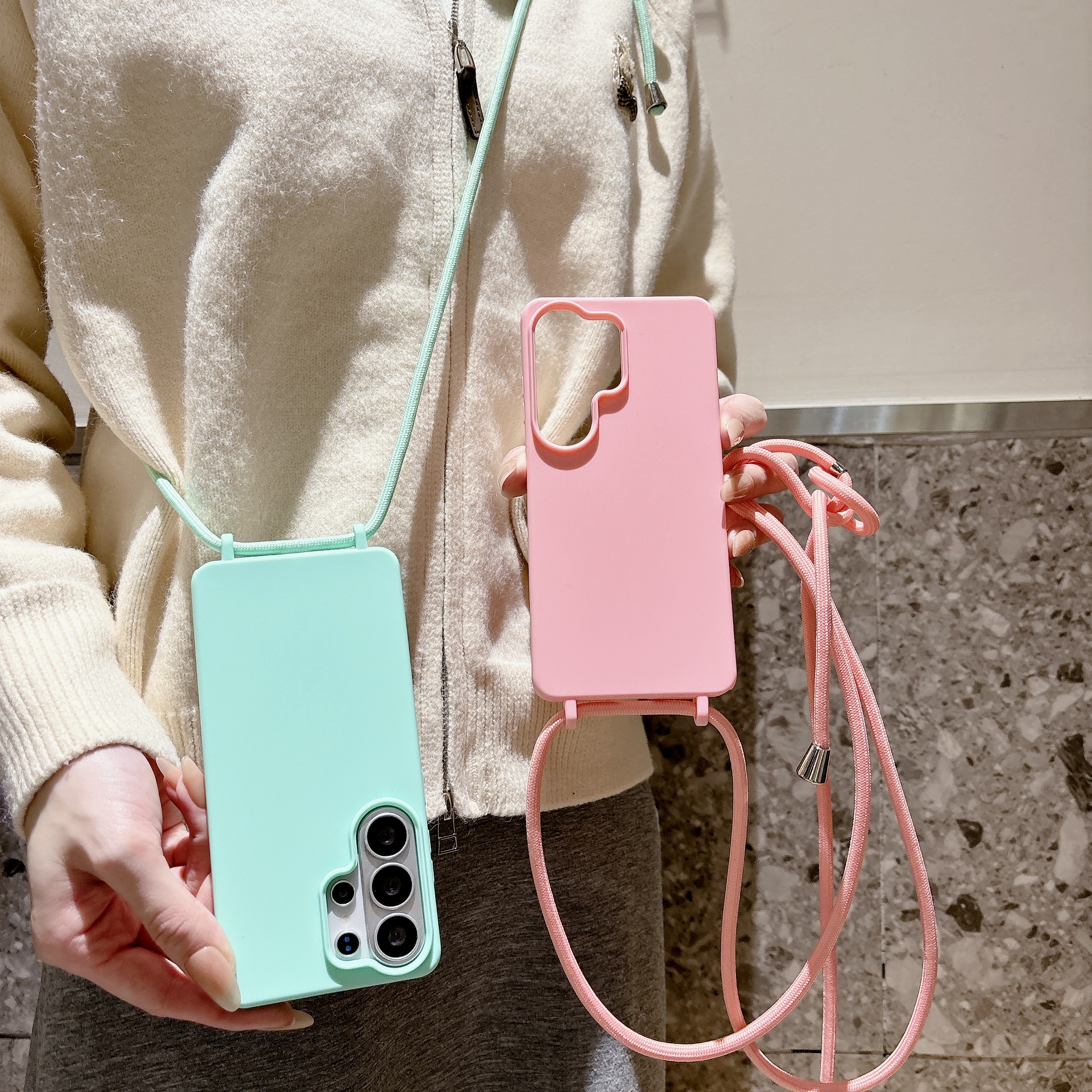 Matte Silicone Case for Samsun - مراجعة Samsung Galaxy Strap وسعره