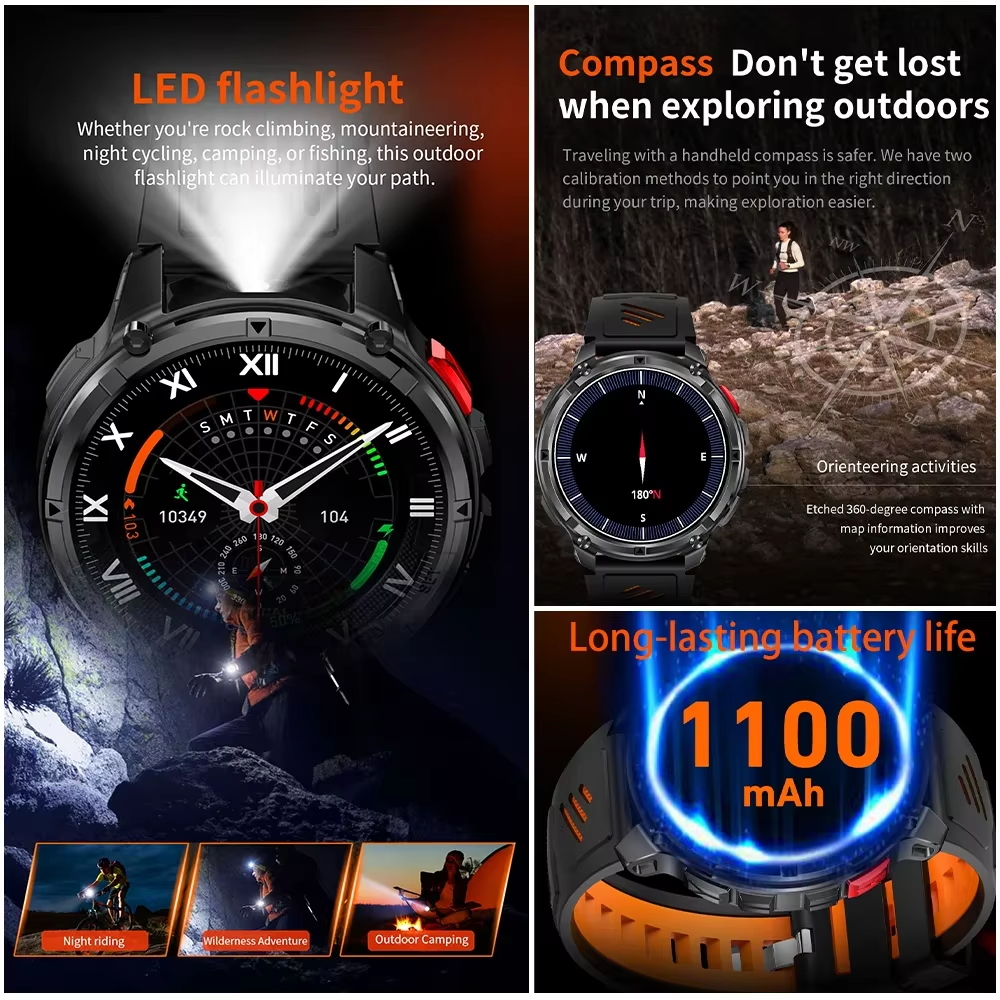2026 T-Rex3 Ultra 1100mAh Batt - مراجعة Hybrid Smartwatch وسعره