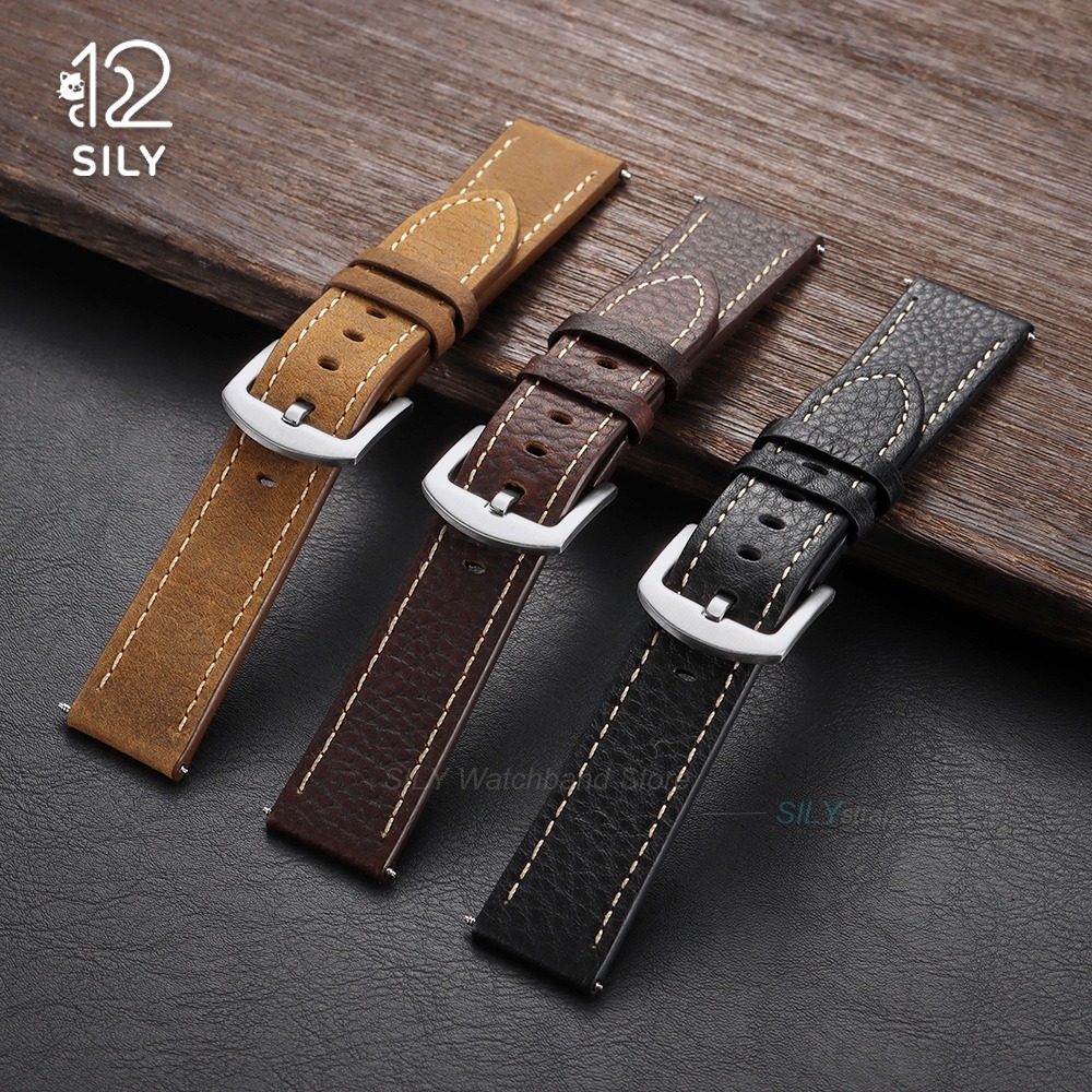 20/22mm Calfskin Leather Watch - مراجعة Smartwatch Vintage Watches For Men وسعره