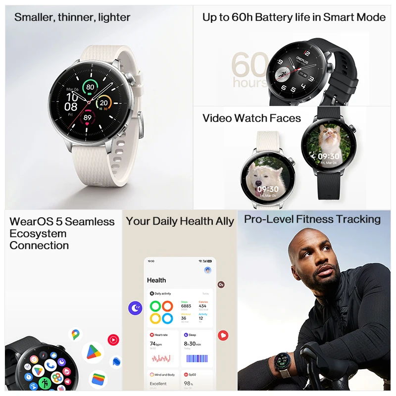 Global Version OnePlus Watch 3 - مراجعة Smartwatch Oneplus Watches وسعره