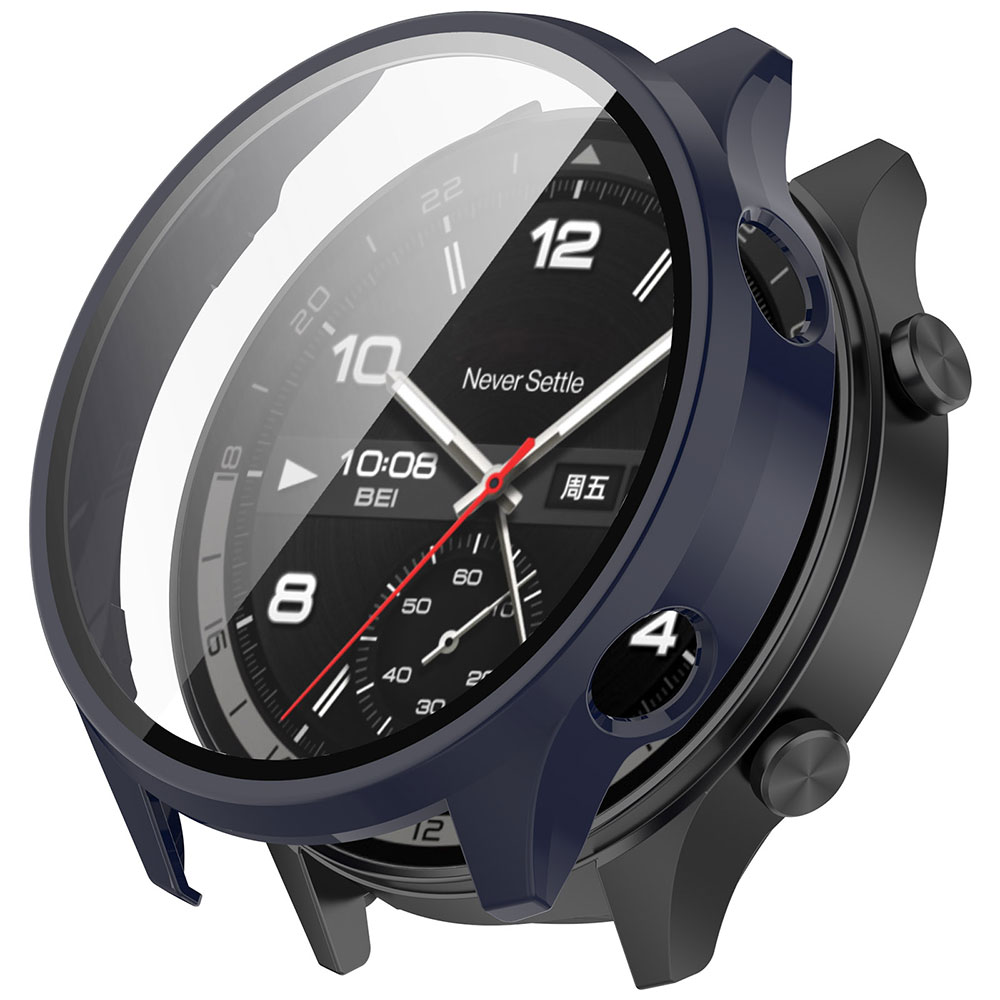 PC Protective Case + Tempered  - مراجعة Smartwatch Oneplus Watches وسعره