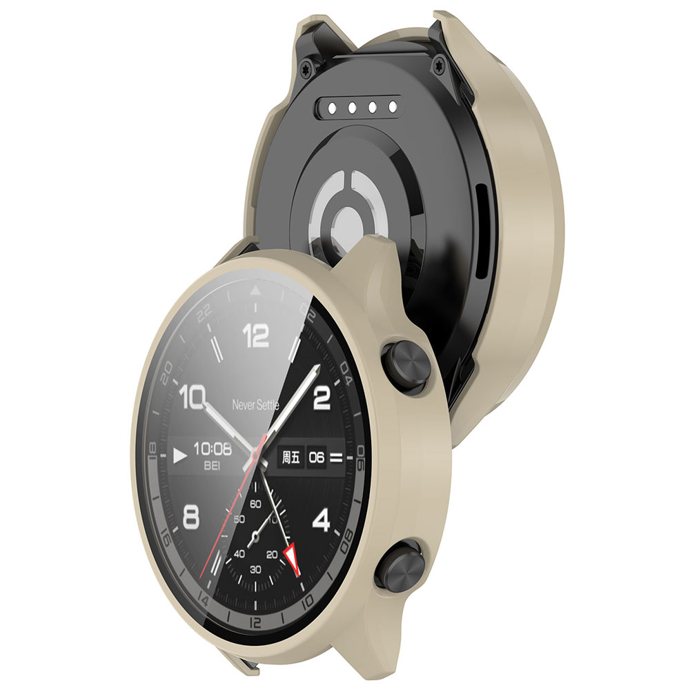 PC Protective Case + Tempered  - مراجعة Smartwatch Oneplus Watches وسعره