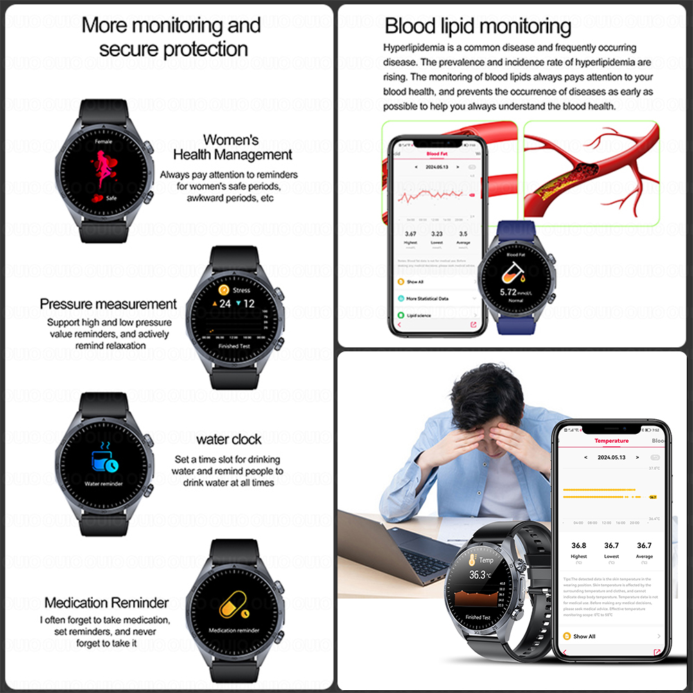 2026 Brand New upgrade Health  - مراجعة Smartwatch Online Watches For Men وسعره