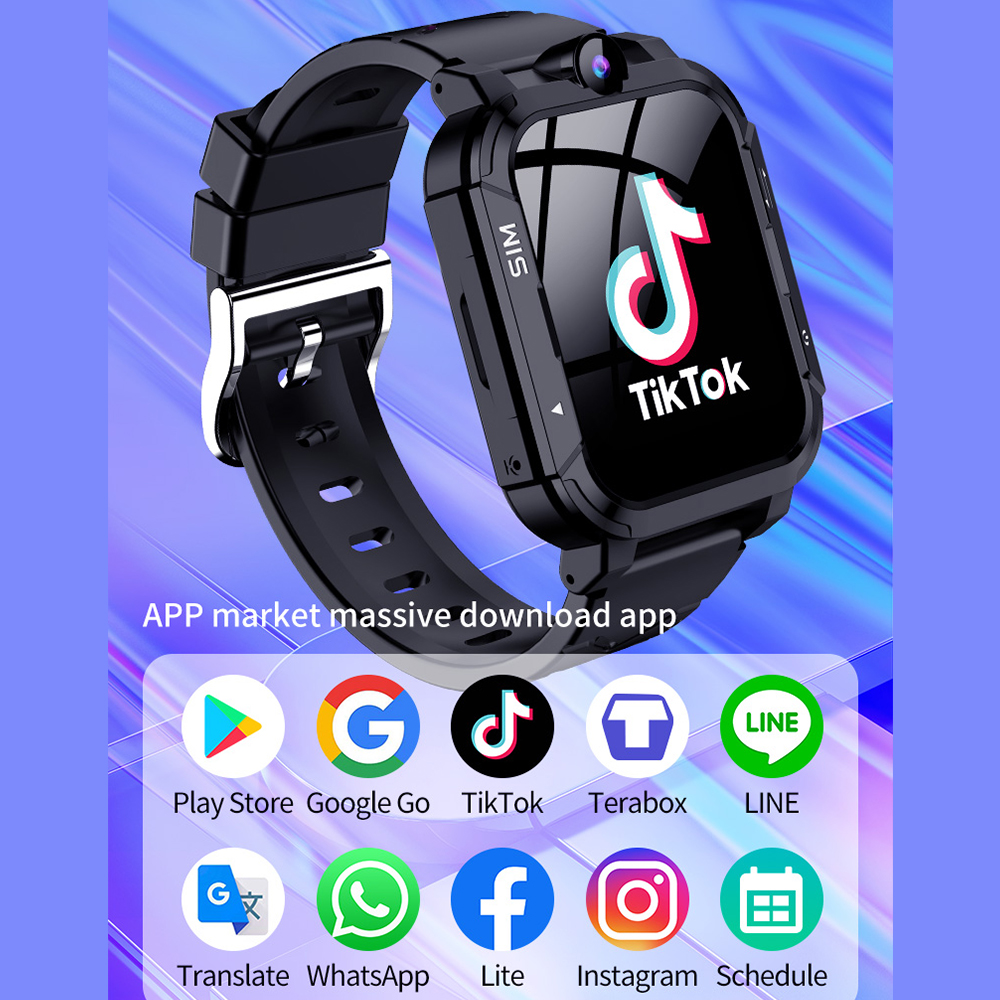 4G Kids Smart Watch 1+8GB GPS  - مراجعة Smartwatch Watches Boys وسعره