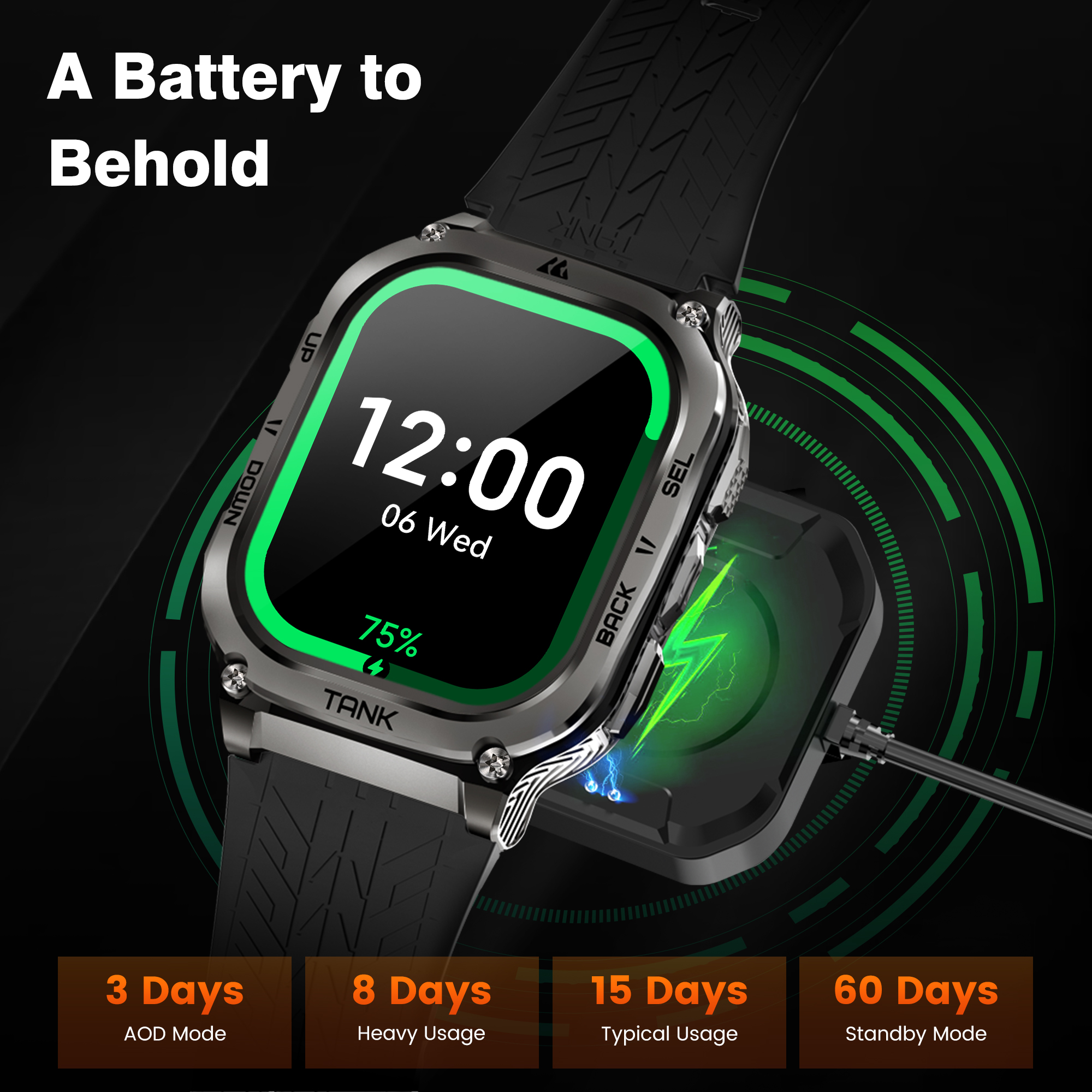 2025 Original KOSPET TANK M3 S - مراجعة Smartwatch Digital Watches For Women وسعره
