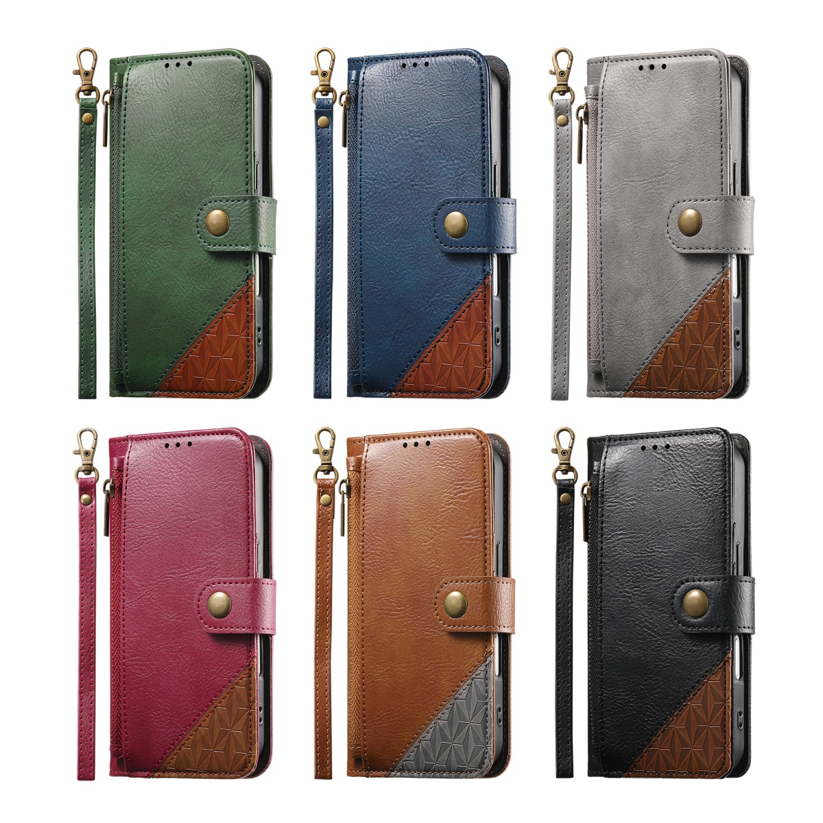 PU Leather Zipper Wrist Strap  - مراجعة Samsung Galaxy Strap وسعره