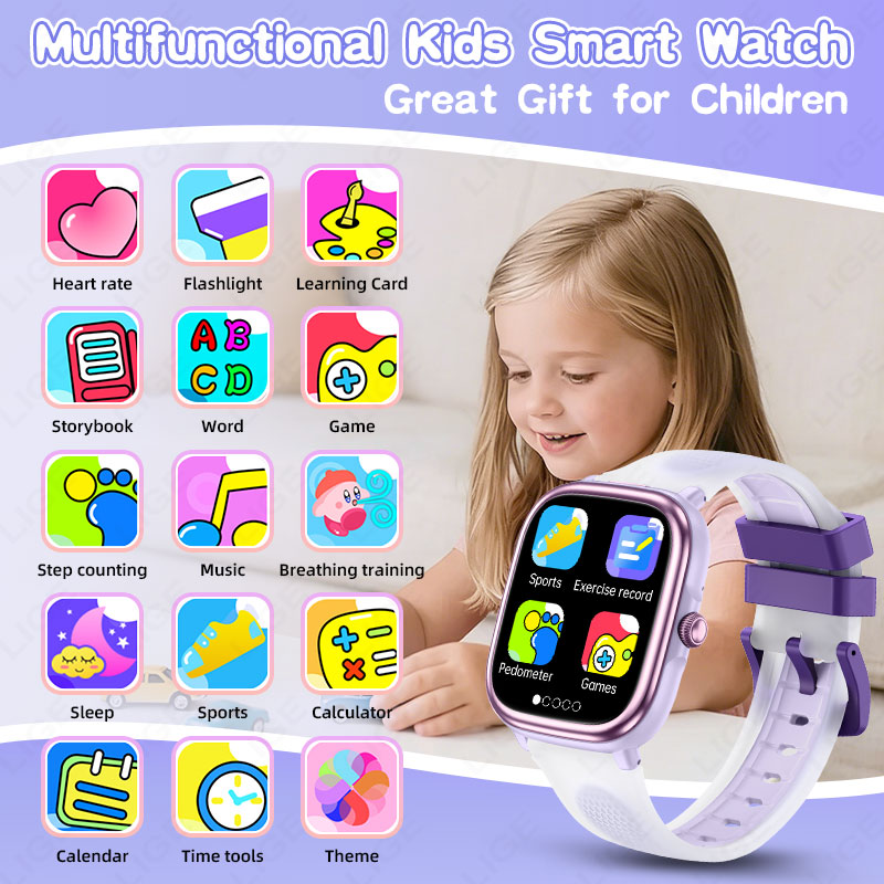 LIGE 2026 New Children Learnin - مراجعة Smartwatch Watches Gift For Boys وسعره