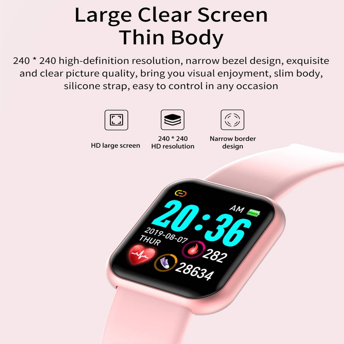 Smart Watch Message Remind Mus - مراجعة Smartwatch Watches Girls وسعره
