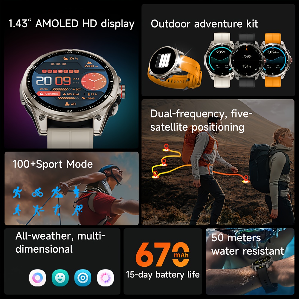 For T-Rex 3 GPS Smart Watch AM - مراجعة Hybrid Smartwatch وسعره