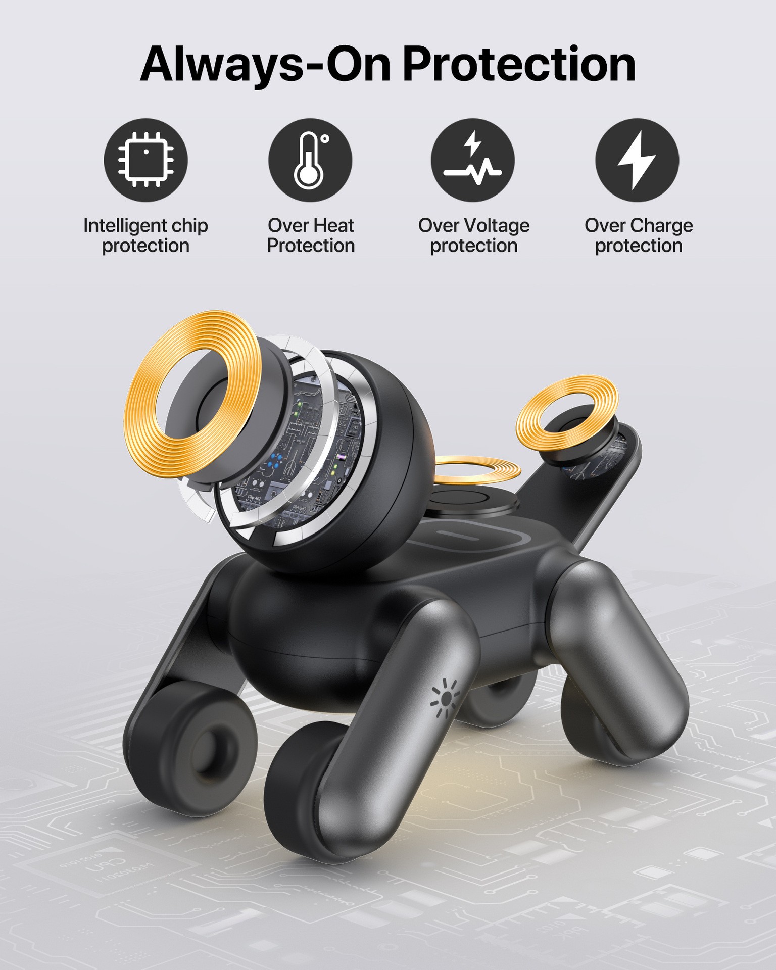 3-in-1 Magnetic Wireless Charg - مراجعة Smartwatch Phone Watches وسعره
