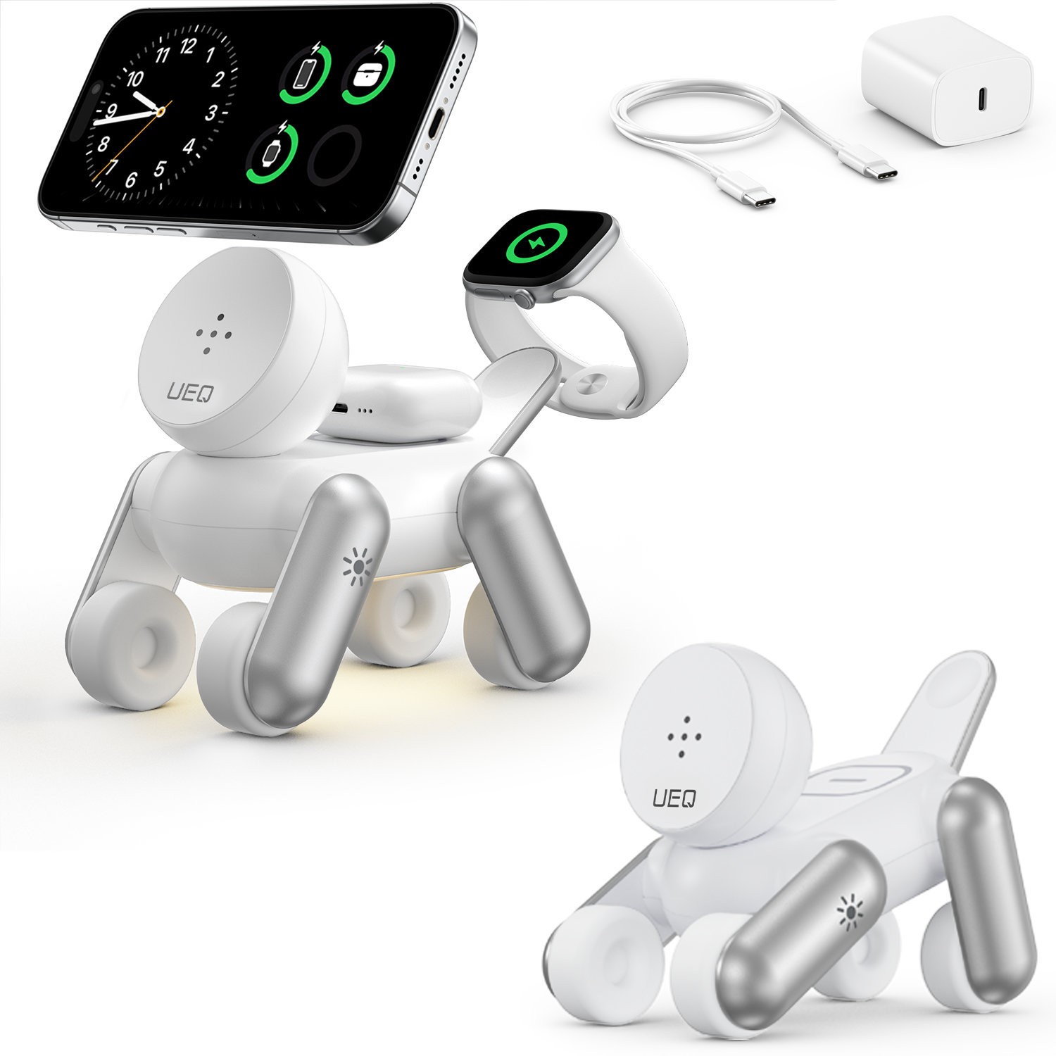 3-in-1 Magnetic Wireless Charg - مراجعة Smartwatch Phone Watches وسعره