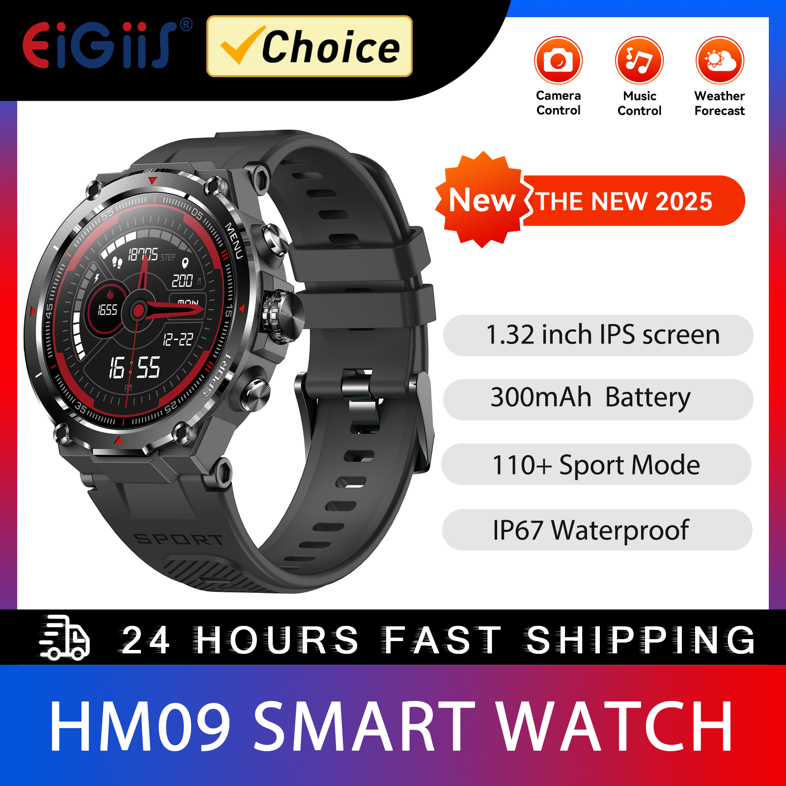 EIGIIS Military Smart Watch fo - مراجعة Watch Smartwatch وسعره