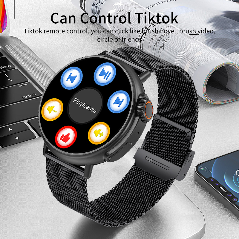New NFC Luxury Military Women  - مراجعة Hybrid Smartwatch وسعره