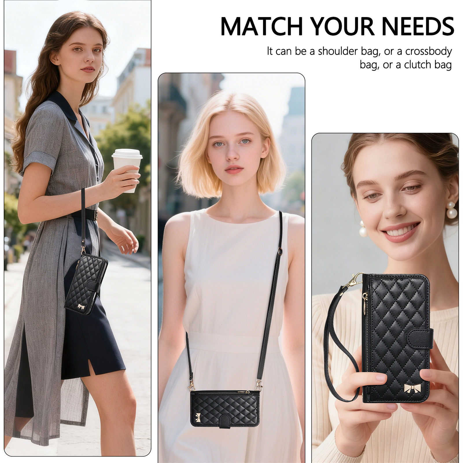 PU Leather Zipper Crossbody Wr - مراجعة Samsung Galaxy Strap وسعره