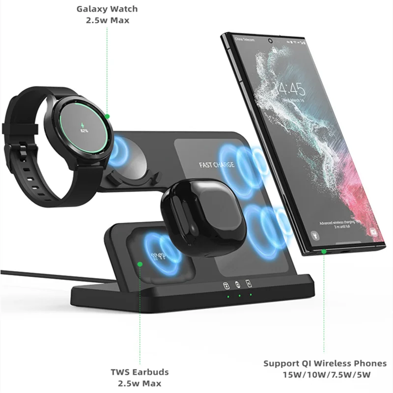 3 in 1 Charger for Samsung Gal - مراجعة Smartwatch Phone Watches وسعره