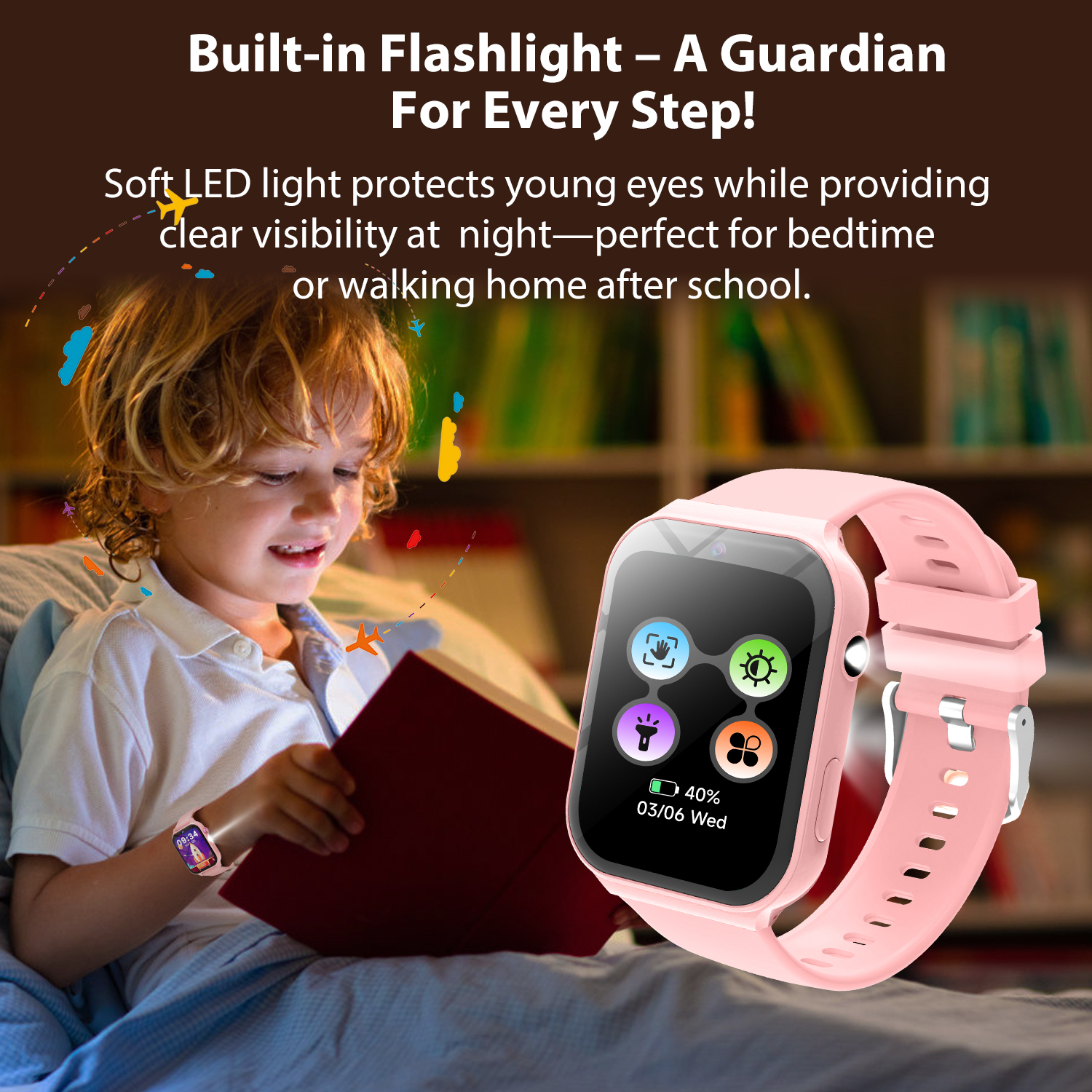 Study Partners for Kids HD Cam - مراجعة Smartwatch Watches Gift For Boys وسعره