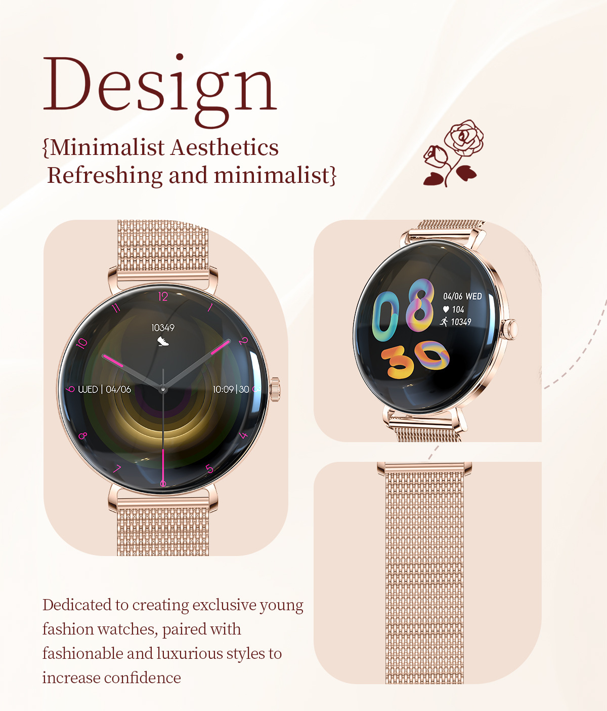 V85 2025 Trending Ultra-Thin 1 - مراجعة Smartwatch Trending Watches For Women وسعره