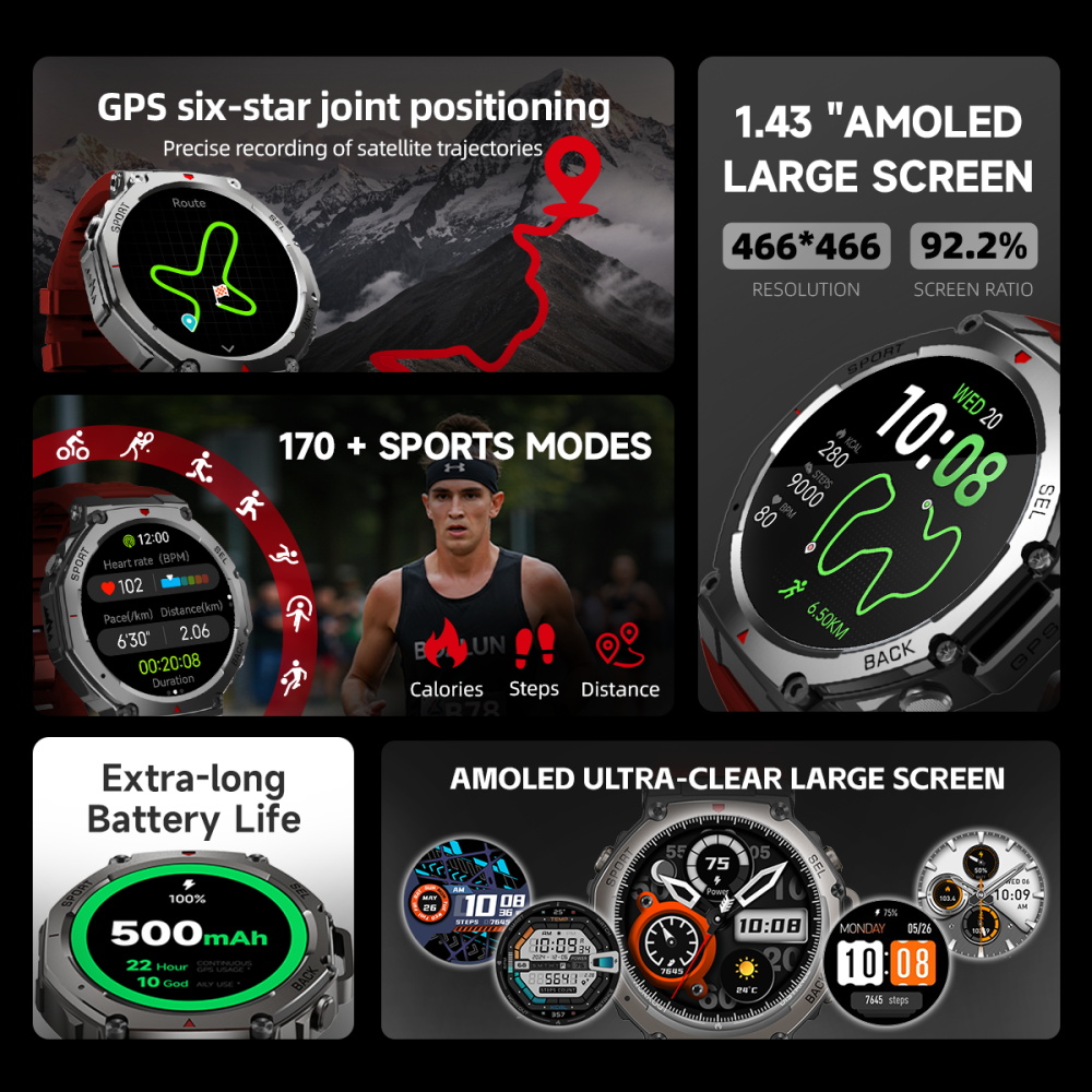 SKMEI Military Outdoor Sport S - مراجعة Smartwatch Digital Watches For Women وسعره