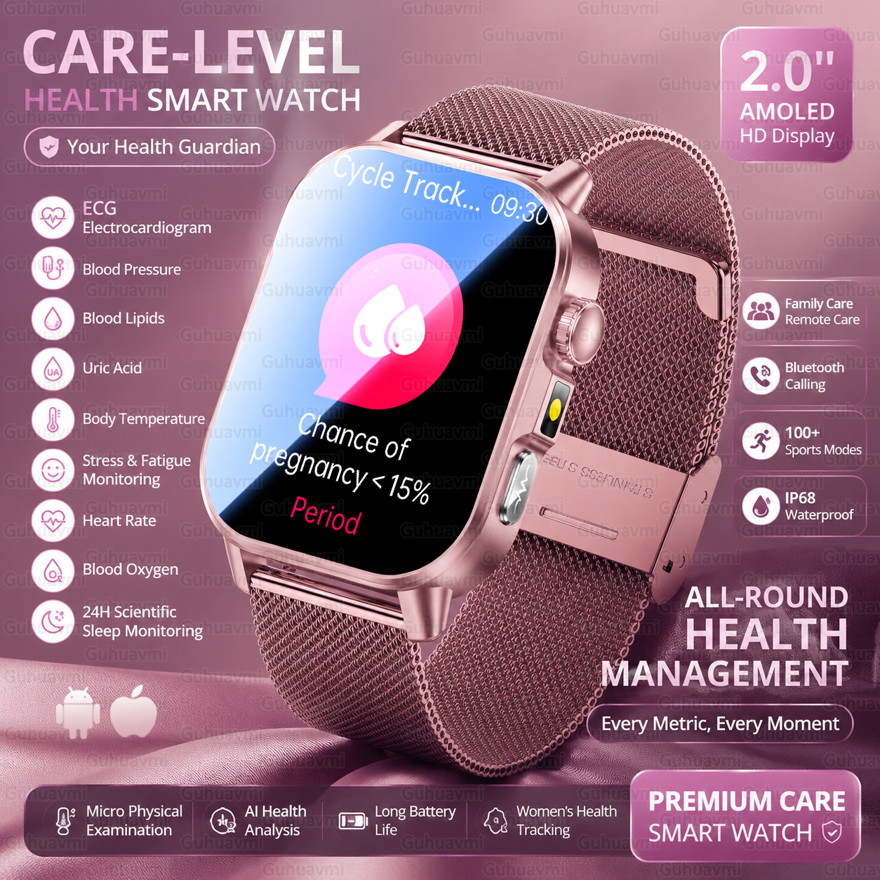 Women Premium Health Smart Wat - مراجعة Smartwatch Premium Watches For Women وسعره