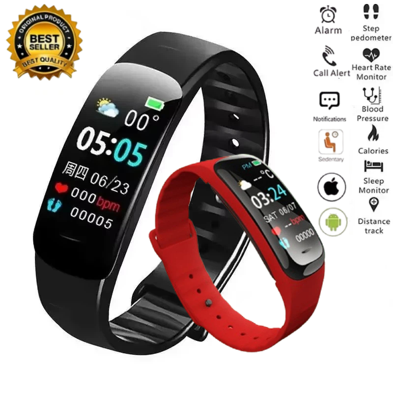 C1 Plus Smart Watch Fitness Tr - مراجعة Smartwatch Watches Girls وسعره