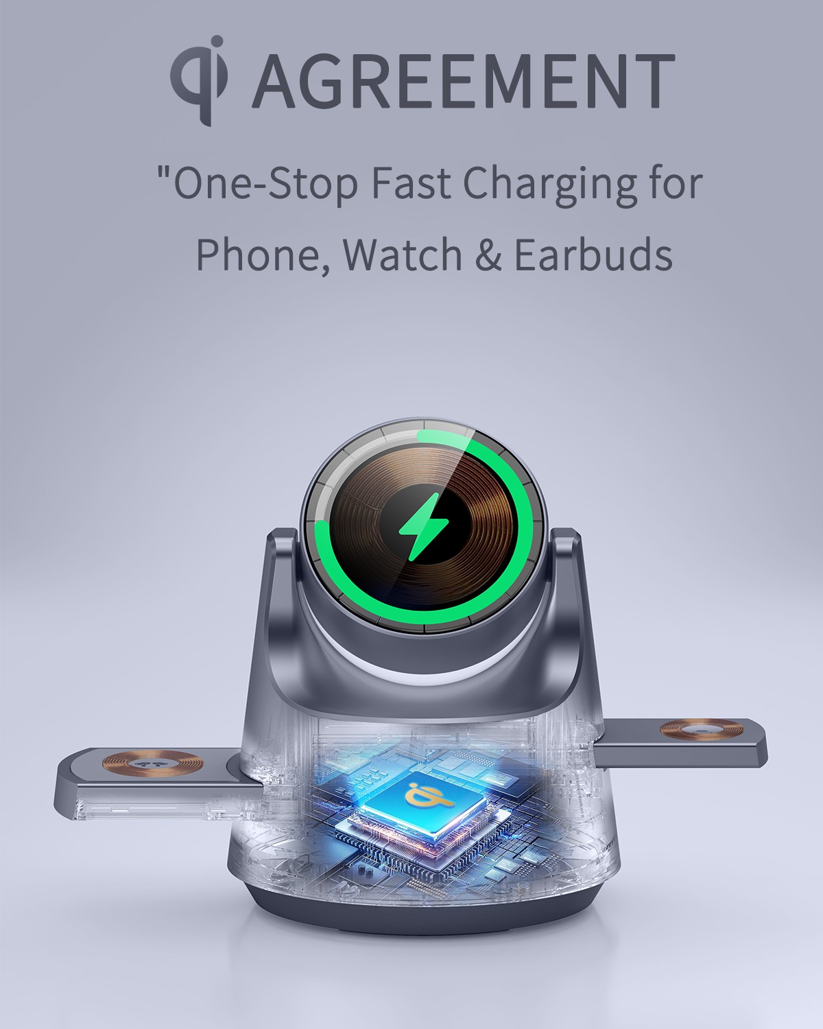 New 4 in 1 15W Wireless Charge - مراجعة Smartwatch Phone Watches وسعره